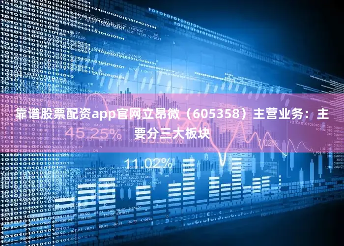 靠谱股票配资app官网立昂微（605358）主营业务：主要分三大板块